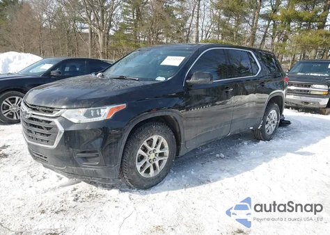 2021 Chevrolet Traverse Awd Ls z USA, uszkodzony, nr VIN 1GNEVFKW4MJ178755